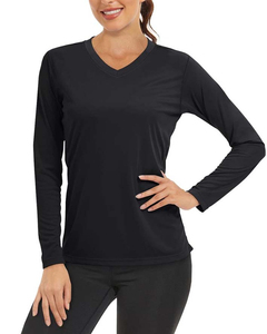 Wholesale <b>Summer</b> 100% Cotton Plain V-Neck Women's T-Shirts Slim Fit Short Streetwear with Custom Logo <b>Decoration</b> V-neck T-shirts - Product Image 5