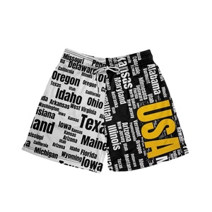 Summer Cropped Fit Women's Workout Shorts Custom Logo Sublimation Printed Double <b>Layer</b> Mesh Pockets Canvas Embroidered - Product Image 1