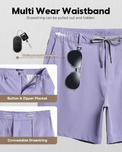 Shorts décontractés en coton premium pour hommes, logo personnalisé, shorts de sport, d'entraînement, de course à pied, de fitness, respirants, légers, pour l'été - Product Image 4