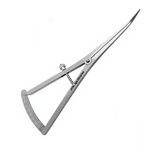 Calibre angulaire de 7 pouces pour la mesure et la cartographie osseuse, échelle de précision 0-40 mm, instrument chirurgical dentaire de qualité allemande - Product Image 5
