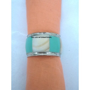 Anneau de serviette écologique à prix avantageux, vaisselle de luxe très utile, texture gaufrée, forme ronde - Product Image 4