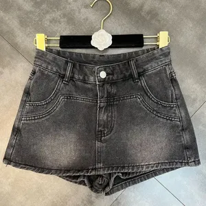 Shorts en jean pour femmes, coupe slim, respirants, confortables, décontractés, mode estivale - Product Image 6