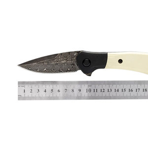 Premium Handmade Damascus Steel Folding Knife Pattern Steel Pocket <b>Tool</b> Outdoor <b>Camping</b> Hiking Fishing Travel Utility <b>Tool</b> - Product Image 1