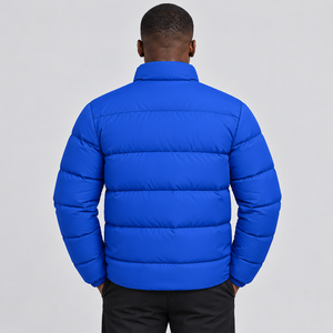 Chaqueta de Plumón para Hombre, de Invierno, Cálida, Gruesa, Sólida, Estilo Casual, Ajustada, con Cierre y Bolsillos - Product Image 5