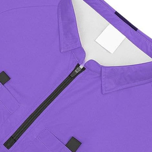 Camiseta de árbitro de fútbol sublimable personalizada para hombre, en oferta, con cremallera y bolsillos, que absorbe la humedad. - Product Image 6