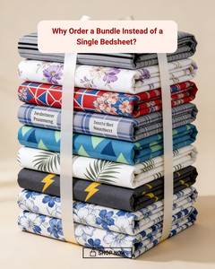 High Quality 100% Cotton Square Real Touch Printed <b>King</b> <b>Size</b> Bed <b>Sheet</b> Set with Two Pillow Covers New - Product Image 6