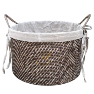 Eco-Friendly Rattan <b>Basket</b>, <b>Wicker</b> <b>Basket</b>, Laundry <b>Basket</b> with <b>Handle</b> - Product Image 2