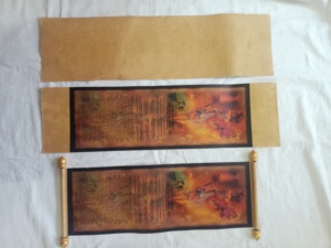 Papier parchemin vintage de qualité supérieure avec rouleaux en bois, manuscrit décoratif antique pour cadeaux et décoration - Product Image 2