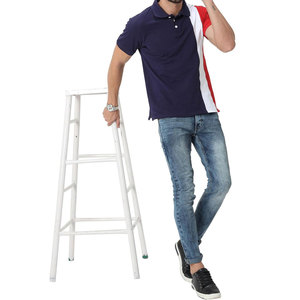 Polo tricoté personnalisé et confortable pour adultes, 100 % coton, faible MOQ, grandes tailles, impression tendance - Product Image 2