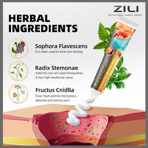 Crème à base de plantes ZILI pour le psoriasis, pommade réparatrice pour la peau, traitement anti-démangeaisons pour l'eczéma, la dermatite, soulagement des peaux sèches et irritées - Product Image 3