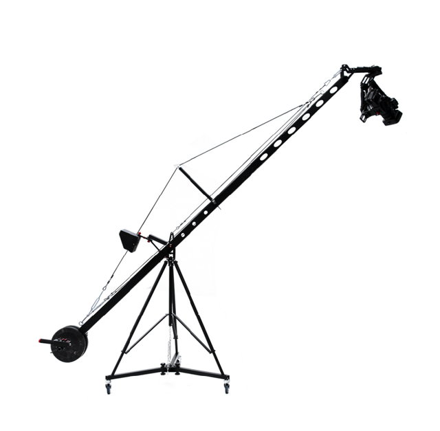 TL MEDIA 3Meter Economic Aluminum Alloy Payload 15KG Portable Camera Jib for Church Concert Events Video Shooting