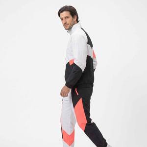 <b>Mens</b> Oversized Windbreaker Streetwear Set Nylon Jacket Pants Custom Wholesale for US Brand Buyers Bulk US Buyers - Product Image 5