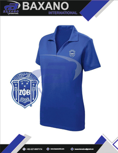 Camiseta de la Hermandad Zeta Phi Beta Bordada en Azul Real, Prenda Clásica para Mujer, Personalizable, Ropa Universitaria, Camiseta para Eventos de la Hermandad ZPB - Product Image 4