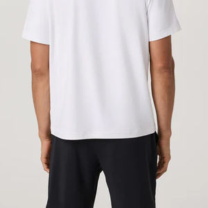 เสื้อยืดคอกลมผ้าฝ้ายเรียบง่ายสำหรับผู้ชาย เสื้อยืดเปล่าสำหรับผู้ชาย ผู้ผลิตเสื้อยืดแบบกำหนดเองสำหรับผู้ชาย - Product Image 5