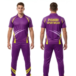 Custom White Red Diagonal Print Cricket Kit Lightweight Polyester Performance <b>Shirt</b> Plus Pants Apparel - Product Image 4
