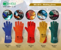 Gants de soudeur EN388 EN420 EN407 résistants à la chaleur extrême pour barbecue, four, soudage TIG MIG, en cuir, pour travaux lourds et industriels PK