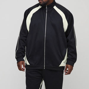 Chándal para hombre con diseño de bloques de color y material transpirable, con pantalones de diseño moderno para compradores mayoristas de ropa casual. - Product Image 2