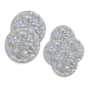 Sous-verre en nacre, artisanat de haute qualité, prix de gros. - Product Image 1