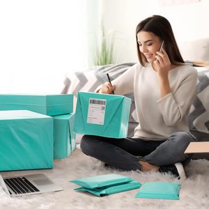 Sacs d'expédition pour vêtements, design à pois en relief, enveloppes d'expédition imperméables, enveloppes d'expédition auto-adhésives, sacs polyvalents - Product Image 4