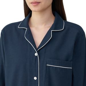 Pijama de Fibra de Bambú 100% Transpirable 2026, Conjunto de 2 Piezas con Botones y Manga Larga, Ropa de Dormir Personalizada para Mujer - Product Image 4