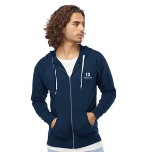 เสื้อฮู้ดซิปแบบนุ่ม น้ำหนักเบา ใส่ได้ทั้งชายและหญิง ผ้าเทอร์รี่แบบ Loopback สวมใส่สบาย เหมาะสำหรับกิจกรรมประจำวัน - Product Image 1