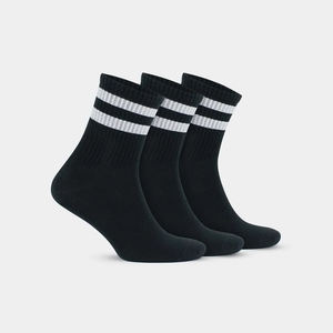 Chaussettes d'hiver décontractées pour hommes en fibre de coton, couleur noire, protection de la cheville, orteil renforcé, course à pied, jogging, service OEM - Product Image 5
