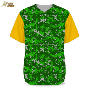 Jersey de Béisbol Transpirable de Buena Calidad OEM, Tallas Grandes, Impresión por Sublimación Personalizada, Unisex para Bebés y Niños Pequeños, 100% Poliéster - Product Image 2