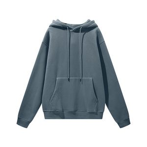 Sweat à capuche ample pour homme en tissu polaire imperméable et respirant, éco-responsable, avec poche avant, pull d'hiver - Product Image 3