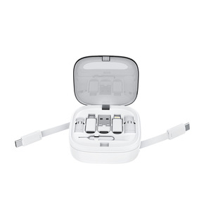 ชุดอุปกรณ์ชาร์จเร็ว S10 60W สาย USB-C แบบยืดหดได้ 8in-1 PD พร้อมอะแดปเตอร์ ชุดใส่ซิมการ์ดนาโนและการ์ด TF อุปกรณ์จัดระเบียบสำหรับเดินทางแบบพกพาขนาดเล็ก - Product Image 2