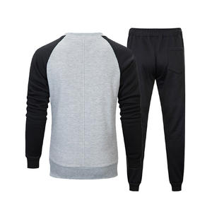 Winter Season Men's <b>Plus</b> <b>Size</b> Long Sleeve Customized Design Solid Color Sweatshirt Pants <b>Sets</b> Premium Sweatshirts <b>Set</b> For Men - Product Image 2