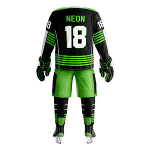 Conjunto de Jersey de Entrenamiento Reversible Unisex, Personalizado con Nombre de Equipo OEM, Impresión por Sublimación, Pantalones Cortos, Ropa de Hockey sobre Hielo, Transpirable, 100% - Product Image 4