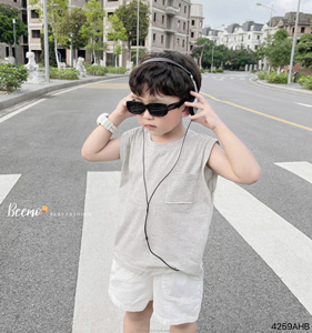 Vêtements pour enfants BEEMO, vente en gros, t-shirt en coton d'été pour garçon, débardeur confortable à manches courtes pour enfants, t-shirts pour garçons - Product Image 3