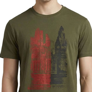 เสื้อยืดลายกราฟิกทันสมัยและเรียบง่าย พร้อมสีสันที่ปรับแต่งได้ สำหรับใส่ลำลองทุกวัน ปี 2026 - Product Image 2