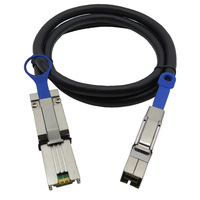 Kabel Koneksi Server Kecepatan Tinggi Mini SAS HD 8088 ke SFF-8644