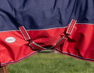 Couverture d'hiver imperméable 600D pour cheval, 300 g/m², chaude, avec col haut, grande rabat de queue, quincaillerie en acier inoxydable et lavable en machine - Product Image 4