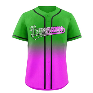 Maillot de baseball 2026 – Vente en gros – Fabricant pakistanais – Couleur personnalisée – 100 % polyester – Manches courtes – Séchage rapide – Boutons – Design uni - Product Image 4