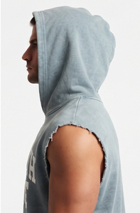 Chaleco con Capucha Estampado para Gimnasio y Fitness para Hombre, 100% Algodón Poliéster, Camiseta sin Mangas con Capucha para Hombre, Chaleco Estampado para Ejercicio y Entrenamiento para Hombre - Product Image 6