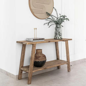 โต๊ะคอนโซลไม้สัก Java Furni Craft รุ่น Consul 002  งานฝีมือ  ตกแต่งสไตล์ธรรมชาติ  ปรับแต่งขนาด/สีได้ สำหรับใช้ภายในอาคาร - Product Image 2