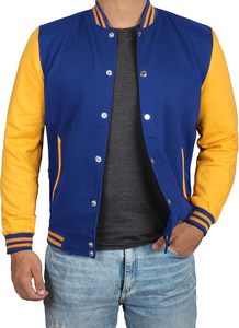 Veste de championnat Legacy Letterman Hall Fame Varsity First String Elite, col montant, en coton/laine écologique respirant pour homme - Product Image 2