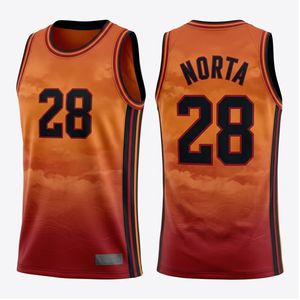 เสื้อกีฬาบาสเก็ตบอล Sunset Horizon สีแดงส้มไล่เฉดแบบ Sublimated ผ้าโพลีเอสเตอร์เนื้อนุ่ม อุปกรณ์กีฬาสำหรับทีม - Product Image 1