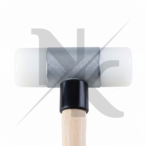 Martillo de Herrador de Acero Inoxidable de Alta Calidad con Mango de Madera y Cabeza de Nailon para Uso Equino, Productos Ecuestres Nafko NK-4128 - Product Image 4