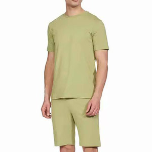 Ensembles t-shirts et shorts à séchage rapide, style décontracté, pour usage quotidien, grandes tailles, couleur unie, pour adultes - Product Image 4