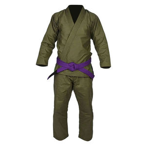 Kimono de Judo Negro con Detalles Rojos, Uniforme Unisex para Artes Marciales, Algodón Resistente de Secado Rápido 220g, Corte Holgado, Logotipo Personalizado en la Parte Delantera - Product Image 3