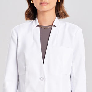 Bata de Laboratorio Médica de Alta Calidad, Manga Larga, Uniforme de Algodón para Hospital, Ropa de Trabajo Unisex, Colores Personalizables, Servicio OEM con Logotipo - Product Image 5