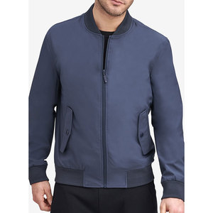Veste bomber coupe-vent légère en polyester pour homme, personnalisable avec un MOQ faible - Product Image 4