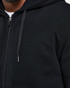 [Dollar] High Demand Custom Logo Men’s <b>Zip</b> Up Hoodie Wholesale Lightweight Adjustable Drawcord <b>Hooded</b> Sweatshirt Comfortable - Product Image 6