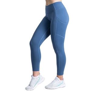 High Waist Full Length Pink Leggings Stretch Knitted Sporty Women's Pants All Seasons Push Up <b>Tummy</b> <b>Control</b> - Product Image 3