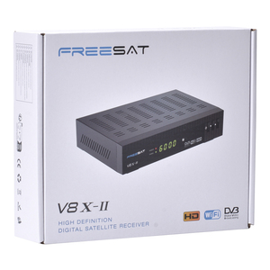 Récepteur satellite numérique FREESAT V8 XII DVB-S2/S2X prenant en charge Powervu et <span class=keywords><strong>Multistream</strong></span> avec Wifi intégré pour le marché européen - Product Image 4