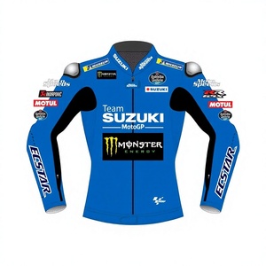 Joan Mir Zuzuki Pro MotoCP Protective Motorbike Riding Gear Armor <b>Biker</b> Apparel Coat for Heavy Duty With Hump <b>Jacket</b>/Chaqueta CE - Product Image 1