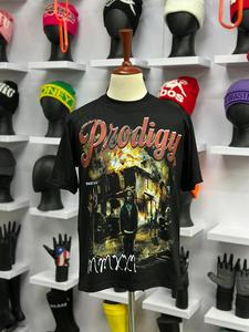 เสื้อยืดผู้ชายพิมพ์ลายสีเหลืองทรงปกติ คอโอ แขนสั้น สไตล์สตรีท ผ้าคอตตอนเจอร์ซีย์ ระบายอากาศได้ดี น้ำหนัก 300 กรัม ขายส่งรุ่นล่าสุด - Product Image 4